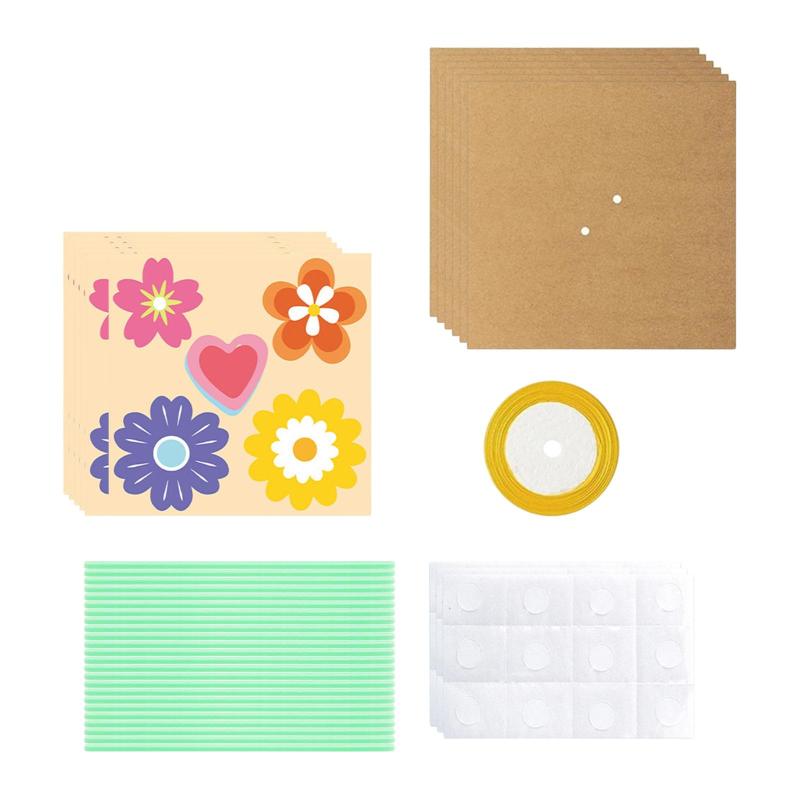 フラワーブーケクラフトキットDIY装飾的なクリエイティブオーナメントホームアクティビティのためのあ..