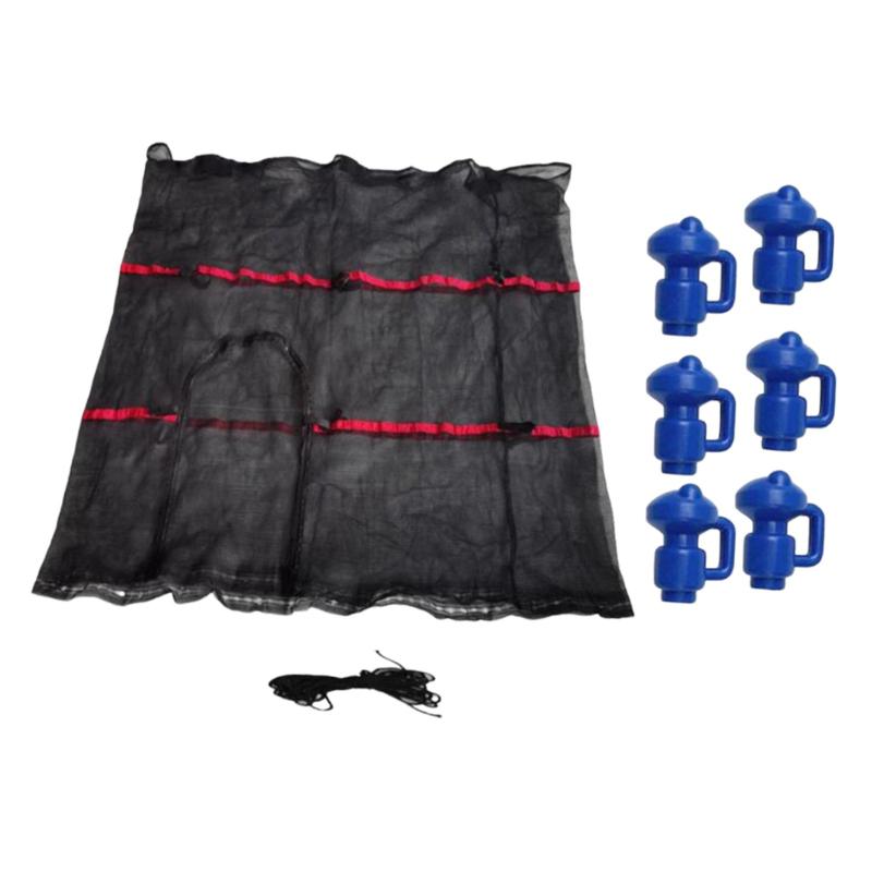 トランポリンネット 頑丈 省スペース 通気性 ジャンプ用 屋外 大人用