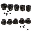 m1 5mm 11t-19tピニオンモーターギアセット1/8 rc車用ブラシレスモーター