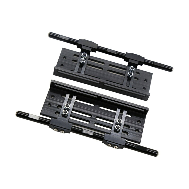 アップグレード2本RCサイドステップボードペダル1/10スケールクローラーカーホビーアクセサリー