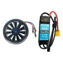 50mm ダクテッドファン 4300Kv ブラシレスモーター 40A ESC 改造パーツ付き