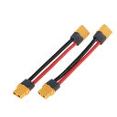 航空機用 30cm 12AWG XT60 充電ケーブル プラグ延長ケーブル 2 本パック