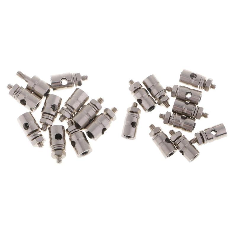 RC飛行機ヘリコプター用20個ロッドストッボコネクタ