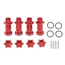 合金 17mm ホイール六角ハブ 30mm 延長アダプター キャップ付 HSP 94087 1/8 RCカー用 RCカーパーツ 全5色