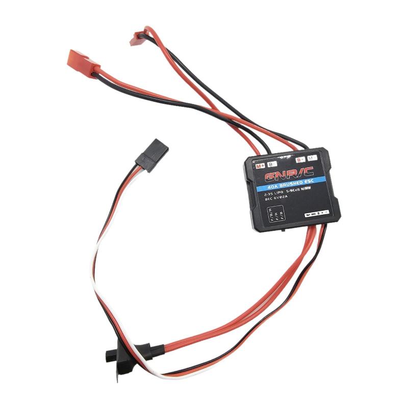 RC CAR BRUSHED ESC 40A電子速度コントローラー1/10 1/12 RCクローラー