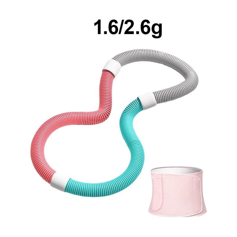 スプリングフィットネスフープ 加重エクササイズフープ 屋内・屋外スポーツ 旅行用 体操用 ウエストス..