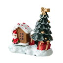 クリスマス像樹脂置物パーティーの好意クリスマス装飾装飾彫刻デスクトップ棚本棚リビングルーム用