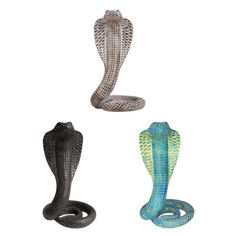 蛇の像 蛇の彫刻 室内装飾 ユニークな動物のフィギュア リビングルーム 屋内 屋外用