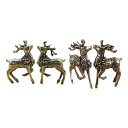 Elks 置物 人工動物 クラフト トナカイ像 デスクトップ 寝室 カウンター用