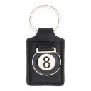 ビリヤードキーホルダー No.8 キーチェーン テーブルボールキーリング キーホルダー ユニセックスお土産ギフト用