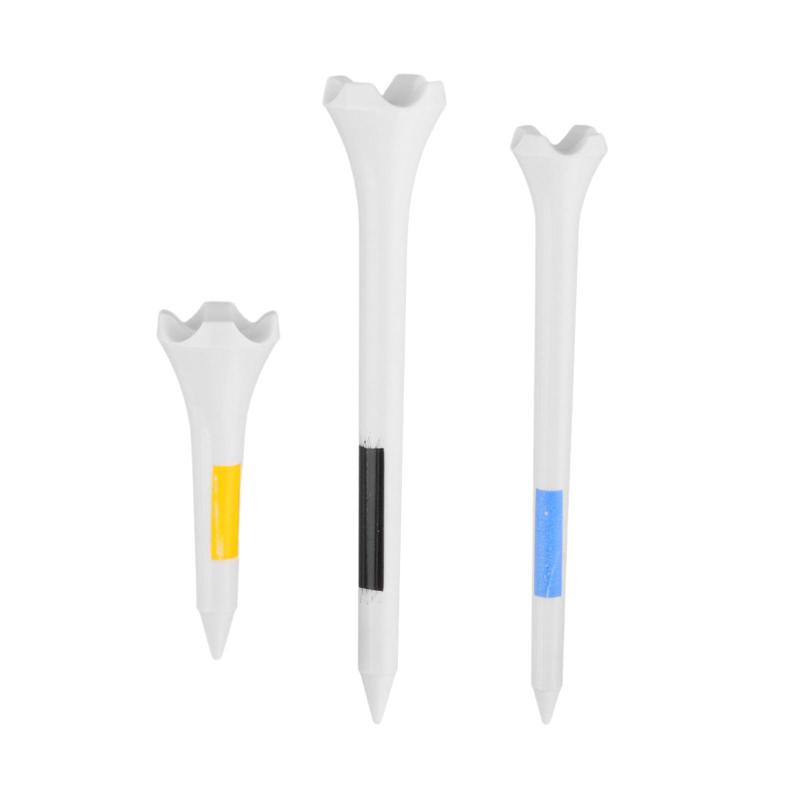 30x PP ゴルフティー ゴルフホルダー 再利用可能 アンカー 練習ツール ゴルフティー ゴルフボールティ..