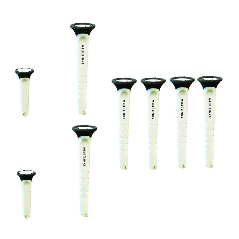 8パックゴルフティー摩擦を軽減ゴルフボールティーゴルフマットティードライビング.パッティング.チッピング.