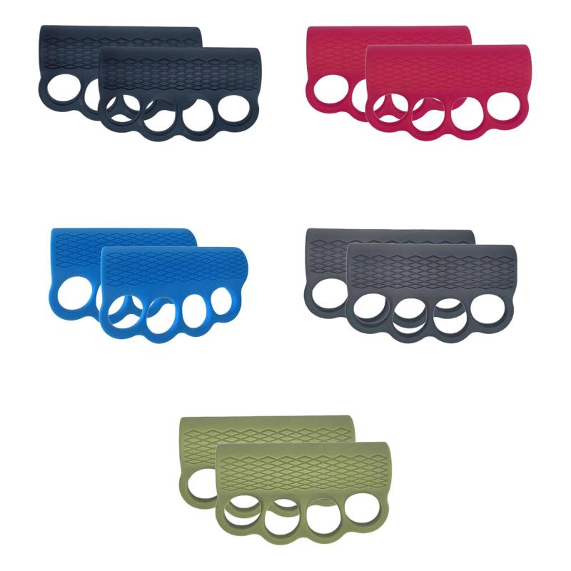 ジム用ウェイトリフティンググリップ ジムグローブ ポータブル シリコン製 滑り止め ダンベルグリップ ..