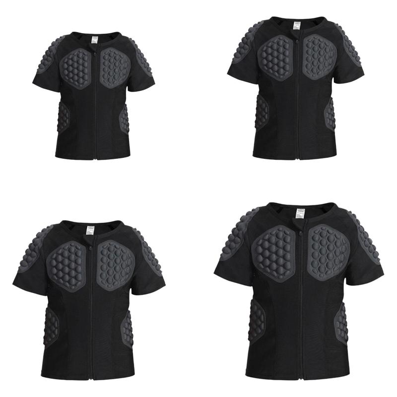 キッズ 耐衝撃 コンプレッションシャツ 衝突防止 軽量 プロフェッショナル 自転車乗車用 多機能 子供用..