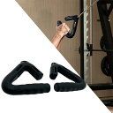2xケーブルマシンハンドルプルアップハンドルエクササイズエクササイズジムデッドリフト筋力トレーニングダンベルのための非スリップ重量挙げグリップ
