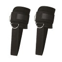 ケーブルマシンキックバック用アンクルストラップ2本 - ジム足首カフ用の調節可能な快適なアンクルケーブルアタッチメント