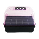 発芽種子スタータートレイ 22x16x16cm フルーツトマト用 多目的ミニ温室 透明蓋 植物栽培トレイ
