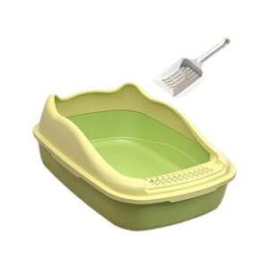 猫用トイレ 砂箱 子猫用トイレ ペット用品 便器 便器 高い側面 ポータブル 半密閉 室内猫用