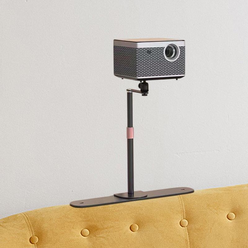 プラグインプロジェクタースタンドプロジェクターサポート非滑り25-35cm格納式プロジェクターブラケッ..