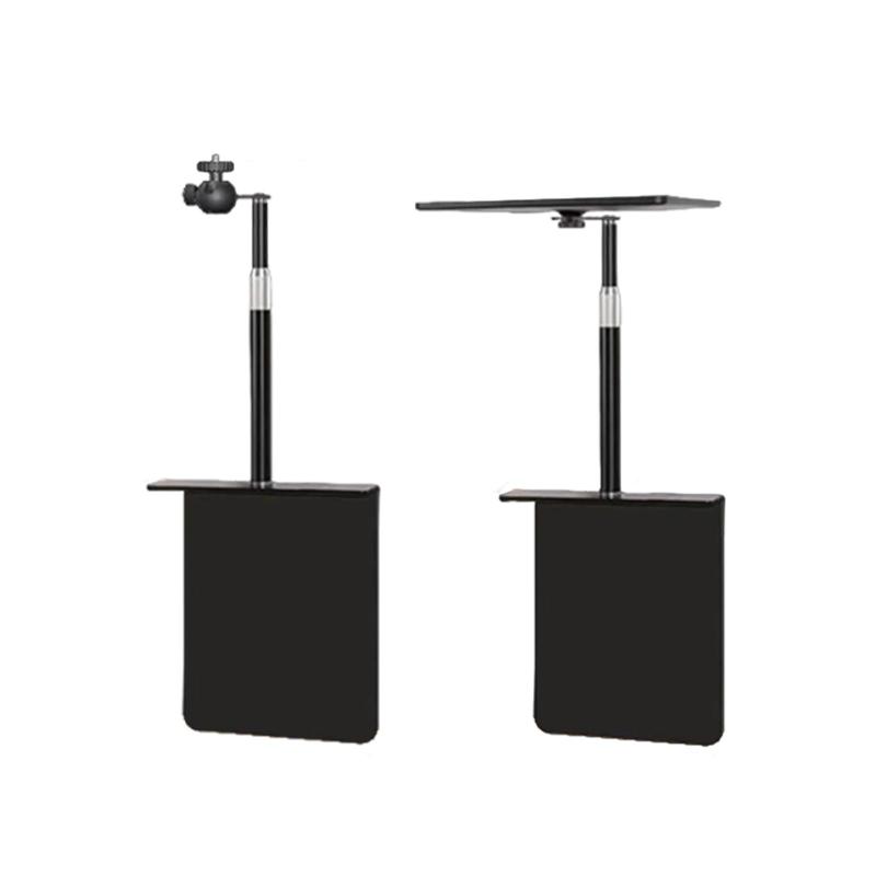 プロジェクタースタンド プラグイン 高さ調節可能 プロジェクターホルダー ポータブル 頑丈 ベッドサイド ソファベッド 金属製 ホームシアター オフィス用