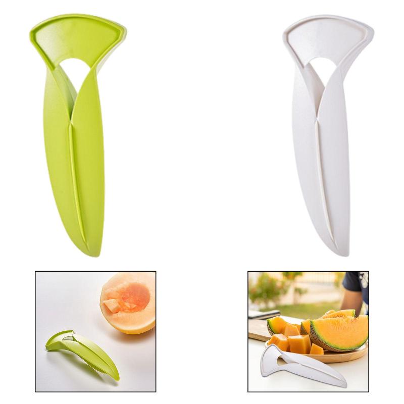 メロンカッター.スイカ切りツール.便利.ポータブル.多用途.メロンカッター.パーティー用フルーツカッタ..