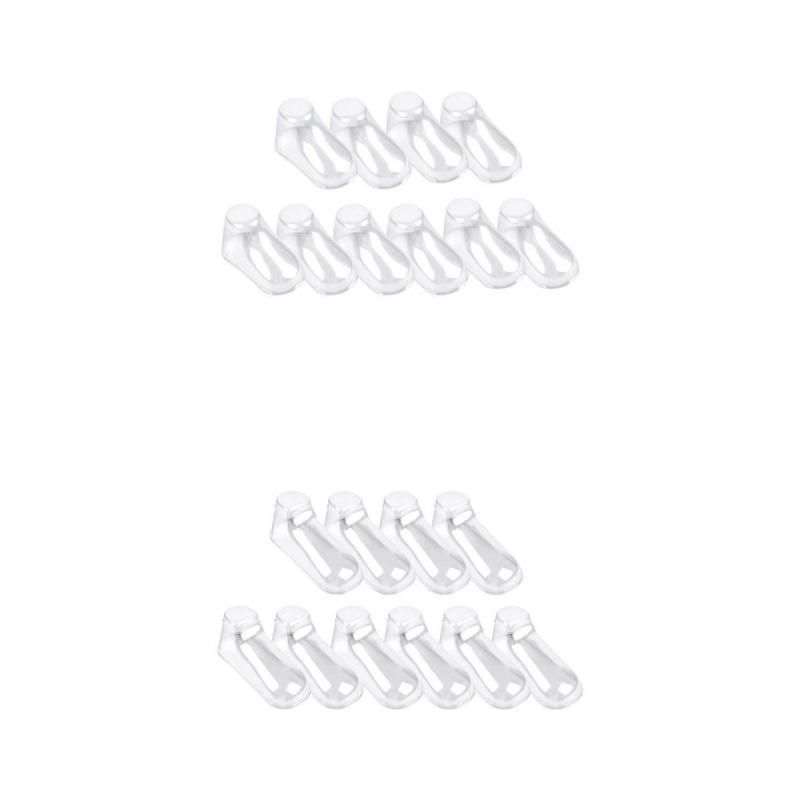 20 個の透明なベビー シュー ツリー ショーケース子供のための耐久性のあるディスプレイ イン