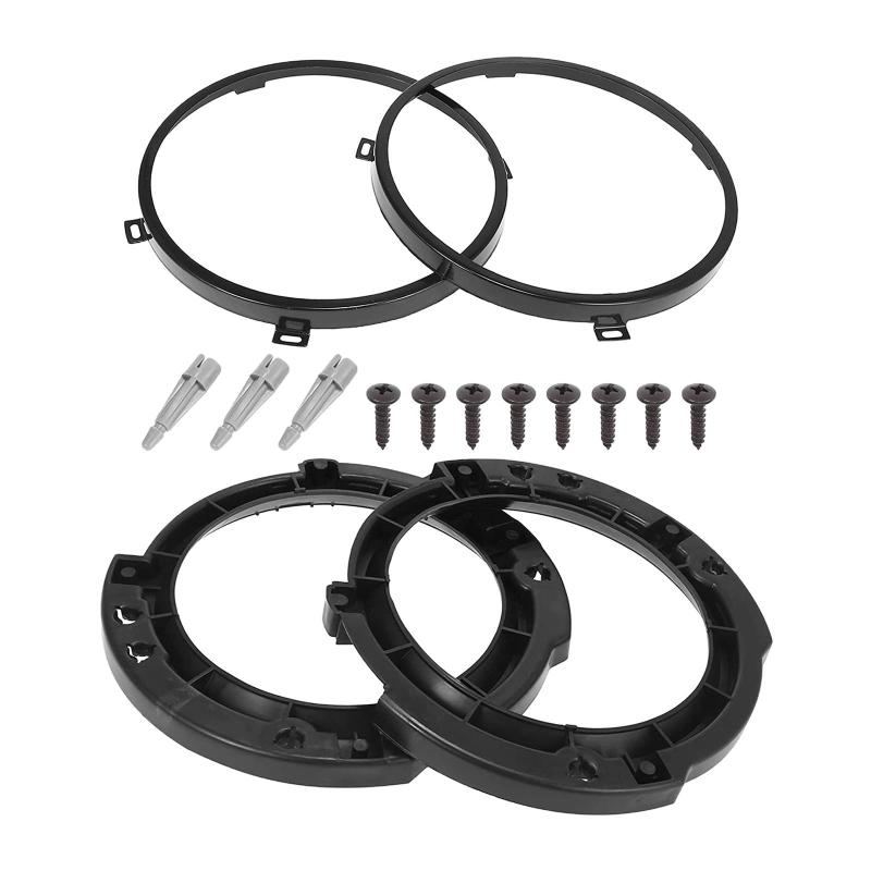 ジープラングラー2011-2018JKJKUインテリア用フロントドアポケットインサート , 黒