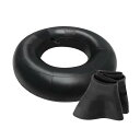 2ピースラバーインナーチューブの交換3.50/4.0/4.10-6インチ , Noir4#, 1個18X9.50-8
