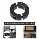 農業用具のためのシャフトカラーアクセサリーのダブルスプリットクランプは.ポジショニングにゆったりとした黒い色の用途が広い