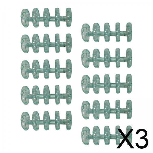 3x 10ピース/個 5リングルーズリーフバインダーリングバインディングリング.取り外し可能なプレミアム..