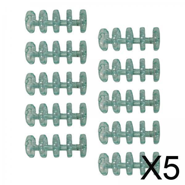 5x 10ピース/個 5リングルーズリーフバインダーリングバインディングリング.取り外し可能なプレミアム..
