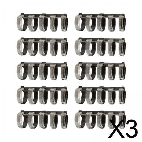 3x 勉強や整理に便利なルーズリーフバインダーリング10個セット