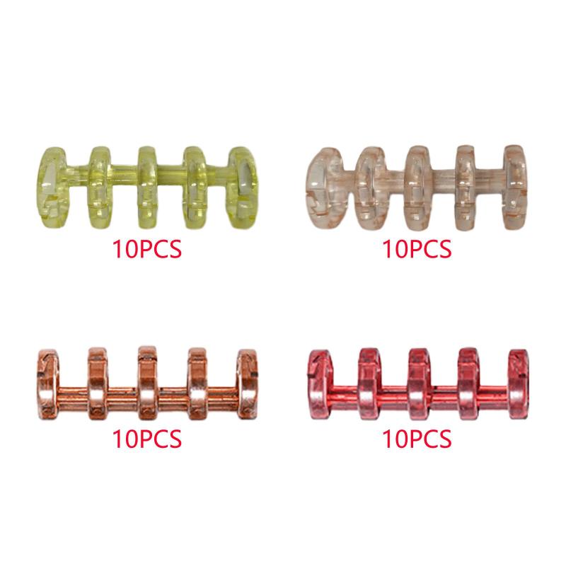 10 個ルーズリーフバインダーリングルーズリーフブックリング耐久性のあるスパイラルサークルリングコ..