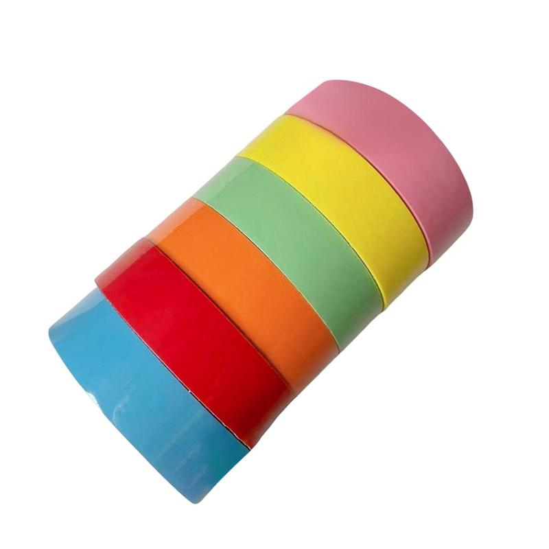 6x 面白いボールローリングテープおもちゃ DIY 装飾テープ リラックスゲーム 感覚おもちゃ 大人 子供用