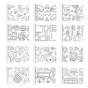 アート ペーパー ロール バースデー ギフト 塗り絵 ポスター 男の子 女の子 アクリル絵の具