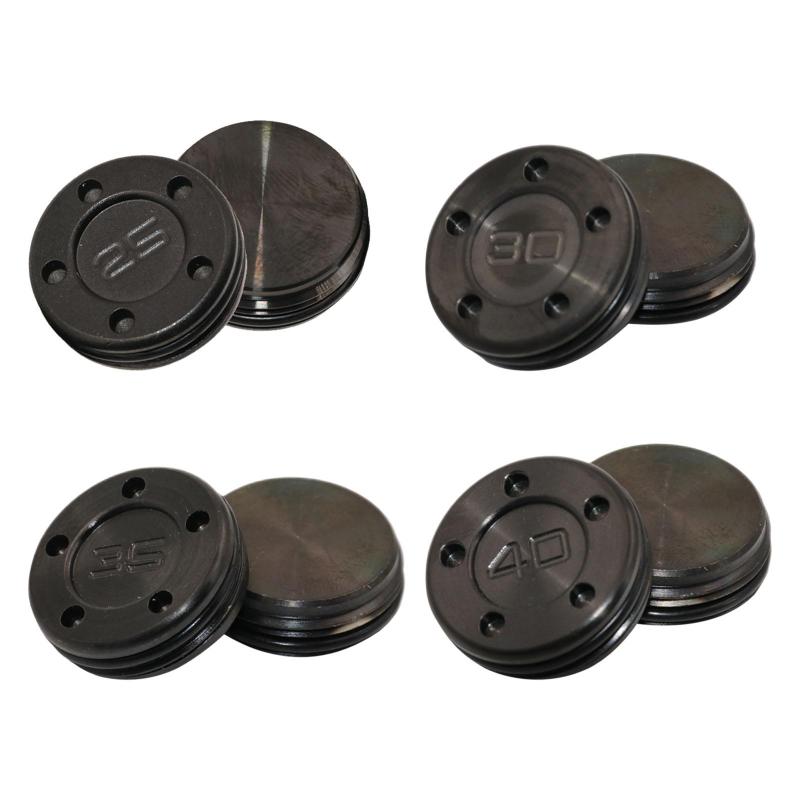 2 個 カスタム パター ウェイト アクセサリー保護ゴム リング シール ブラック耐久性のある耐摩耗性良好な金属材料