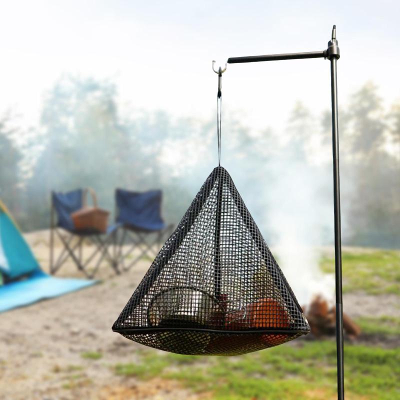 屋外肉乾燥ネット食品野菜ラッ折りたたみ三角皿メッシュハンギングキッチンハンギングドライヤーネット..