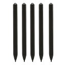 5x タブレット書き込み描画用タッチ スクリーン ペンシル NEW メモボード ブラック(2)