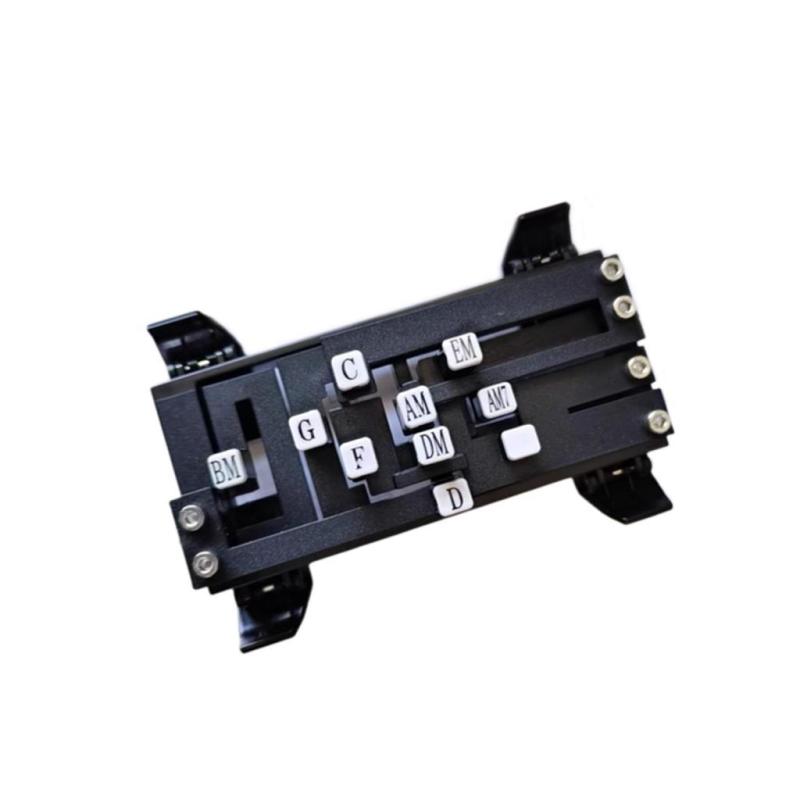 ギターエイドコード ポータブル教育練習補助具 初心者用 友達 ブラック