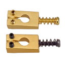 10.5x20mm真ちゅうゴールドエレキギターブリッジサドルSTギター用