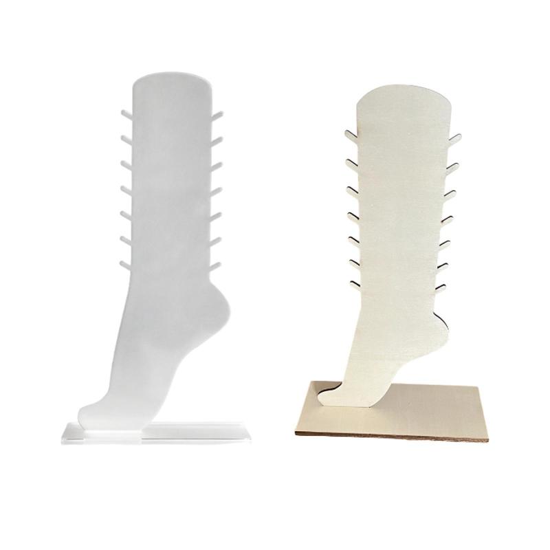 フット型のアンクレット収納ラックジュエリーディスプレイラック7洗練されたベースの洗練された実用的..