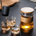オフィスの屋外キャンプ用のハンドバッグ茶器付きポータブルティーセット