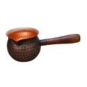 銅製ティーケトル ティーポット コンロ用 お茶を沸かす 300ml 手作りコーヒーポット コーヒーメーカー レストラン 家庭用 屋外用(3)