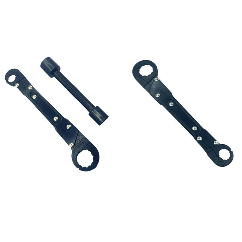 デュアルヘッドレンチ配管ツール取り外しツール実用的で使いやすい配管工用耐摩耗性プレミアム配管レンチキット