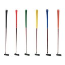 ゴルフパター ゴルフパタークラブ 丈夫なアルミニウム合金 滑り止めグリップ ポータブル 右利きパタートレーニングクラブ 裏庭の芝生用