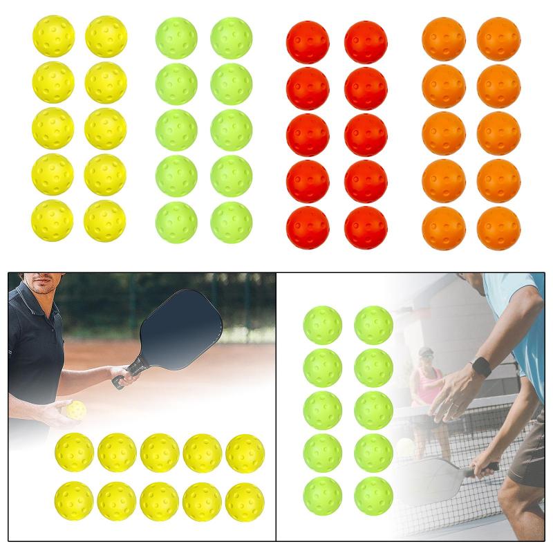 スポーツ用の10パックピクルボールフォームボール