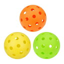 ボール エアフロー 中空 26ホール 練習用ボール 用品 屋内 屋外 ドライビングレンジ キッズ 初心者 スイングトレーニング