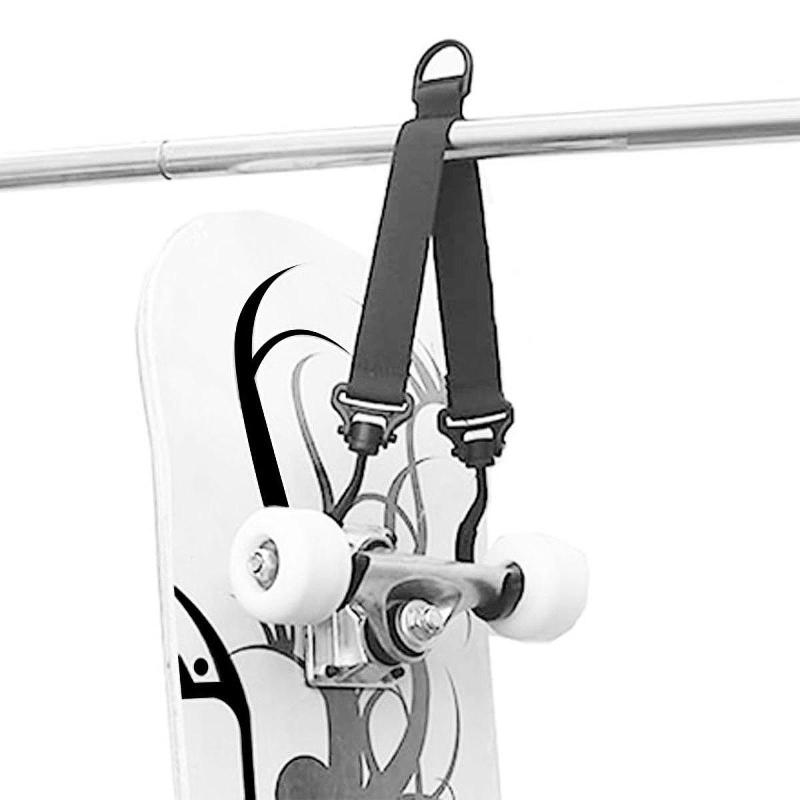 スケートボード用壁掛けハンガー ロングボード用吊り下げストラップ スノーボード アウトドアスポーツ用