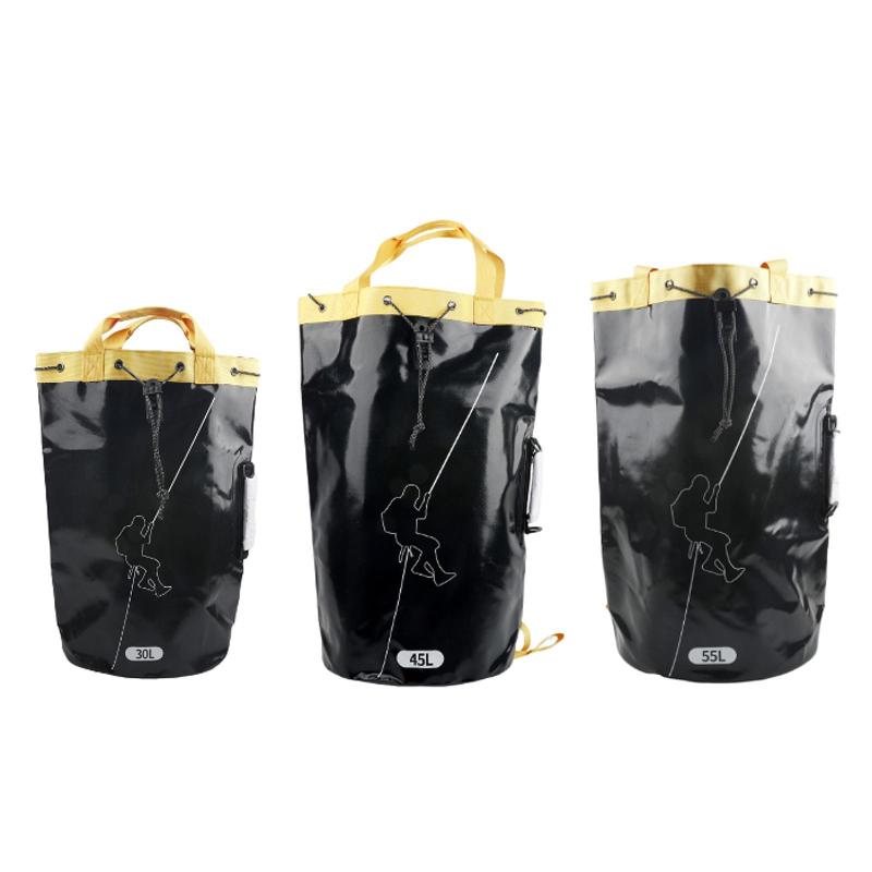 ツリークライミングロープバッグ アーボリストロープキャリアバッグ ポータブル アーボリストギアバケツバックパック ハイキング.ロッククライミング.ツリー用