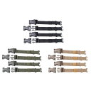 4ピース/個調節可能なポーチバックパックチェラップウェビングベルトストラップハンティングアクセサリーツール